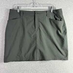 Eddie bauer skort womens 12 gray athletic mini skirt